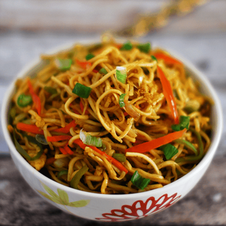 Vegetable Hakka Noodles