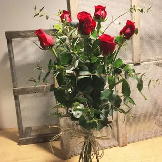 Seis Rosas Rojas