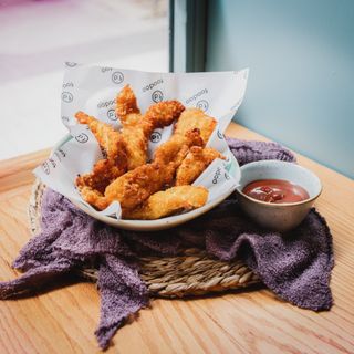 Tiras De Pollo Crujiente