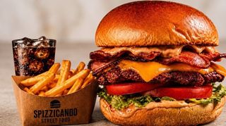 Menù cheeseburgerbacon con bibita