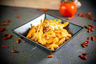 Shrimp cheese fries