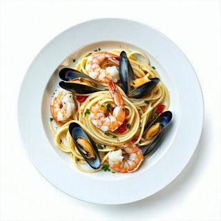 43. Spaghetti con frutti di mare