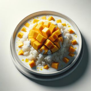 Ryż z mango i mleczkiem kokosowym