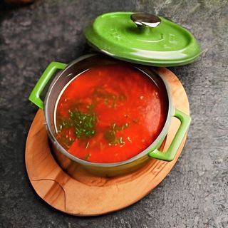 უკრაინული ბორში ჭვავის პურით