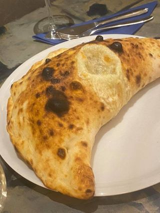 Calzone con Tuma