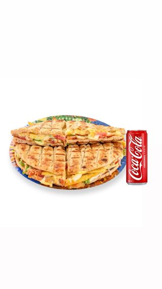 Pita Acropolis + Coca Cola