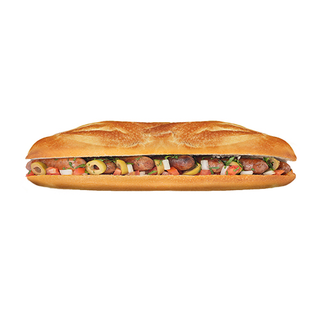 Sandwich Marocain Saucisse