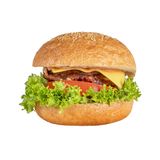 Հավի մսով բուրգեր սպիտակ հացով