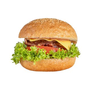 Հավի մսով բուրգեր սպիտակ հացով