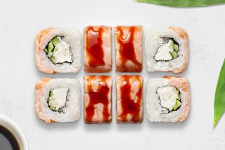 Філадельфія з фламбованим лососем