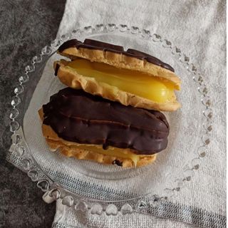 Petisus chocolate y crema (2 Uds.) SIN GLUTEN, SIN LÁCTEOS