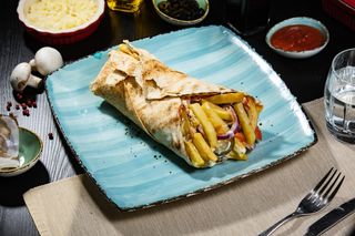 Shaorma vegetariană mare