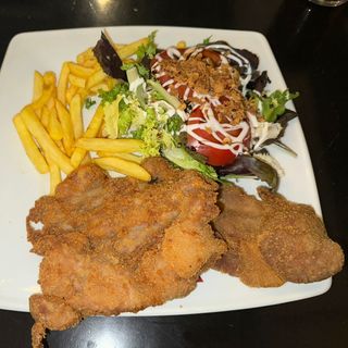 Milanesa de carne de cerdo