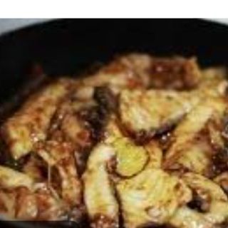 48. Pescado Con Salsa De Ostras