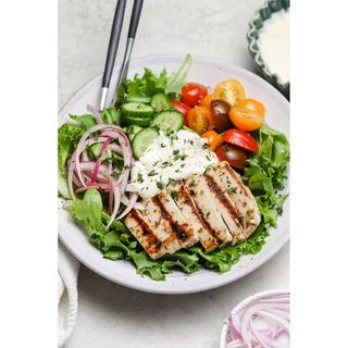 Grilled Chicken Strips Salad