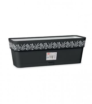 (211105) Saksija 50x18x17cm Gaia 88803 tamno siva