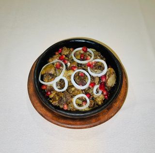 ქათმის კუჭმაჭი კეცზე