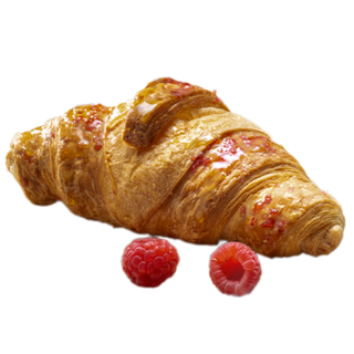 Croissant vegano al lampone