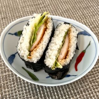 Pollo Teriyaki Onigirazu - おにぎらず（鶏の照り焼き）