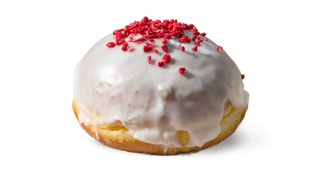 Pączek z nadzieniem różanym