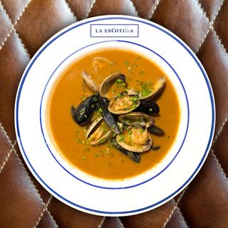 Sopa de pescados de Iparralde (se envía en frio) con moluscos