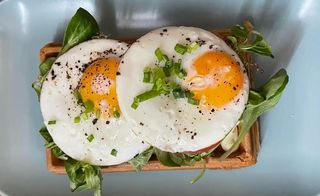 Gofr Boczek + ser w środku