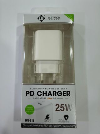 PD CHARGER WETECH 25W USB C