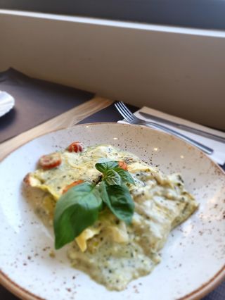 Lasaña al pesto