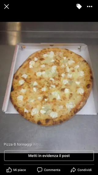 Pizza 6 formaggi 