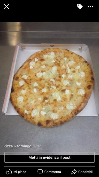 Pizza 6 formaggi 
