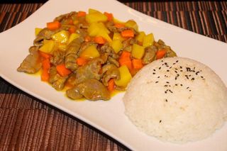 A78. Curry katsu don*