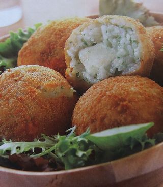 Arancino con mozzarella