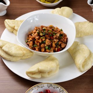 Курица с лепёшками