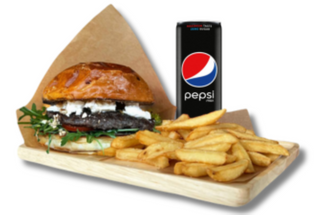 Burger Sticky Honey w zestawie