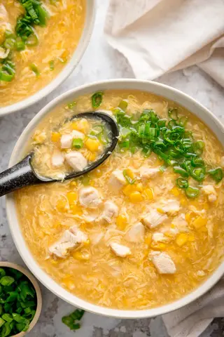 Chicken corn soup