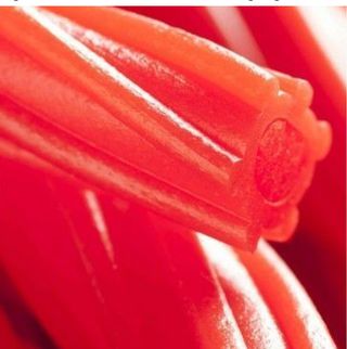 Regaliz relleno gelatina 4 unidades.