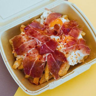 Huevos Rotos Con Jamón