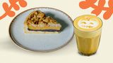 Bundeva tart + Bundeva latte
