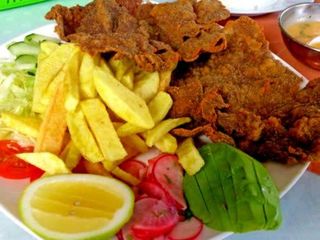 Carne Apanada patata