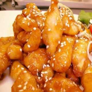 Pollo Agridulce Con Semillas De Sésamo