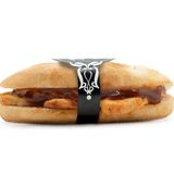 6. Pollo kebab y salsa BBQ