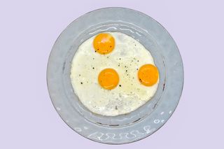 Œuf Au Plat Complet  + Pain