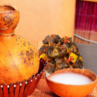 Asun & palm wine  or juice