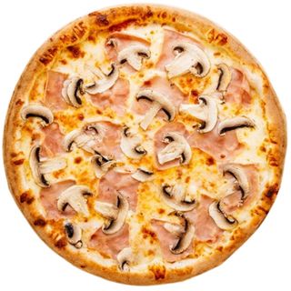 Pizza prosciutto funghi
