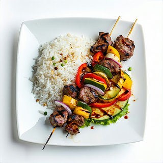 Plato especial con arroz