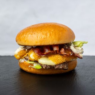 Garlic Cheese Burger single