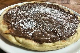 Focaccia con Nutella