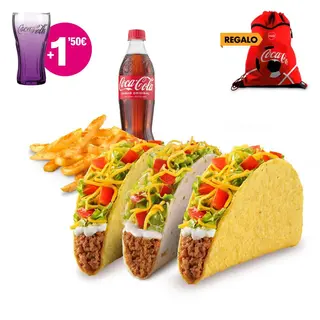Menú 3 Tacos Supreme
