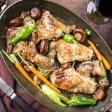 Заешко с гъби и бамбук (500г)