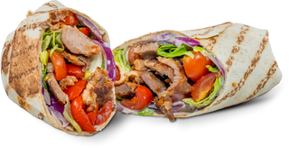 Piadina kebab con cotoletta
